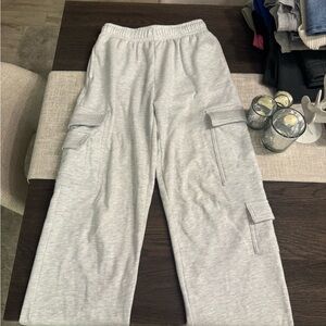 Gray Cargo Sweatpants garage